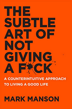 Capa do livro The Subtle Art of Not Giving A F*ck